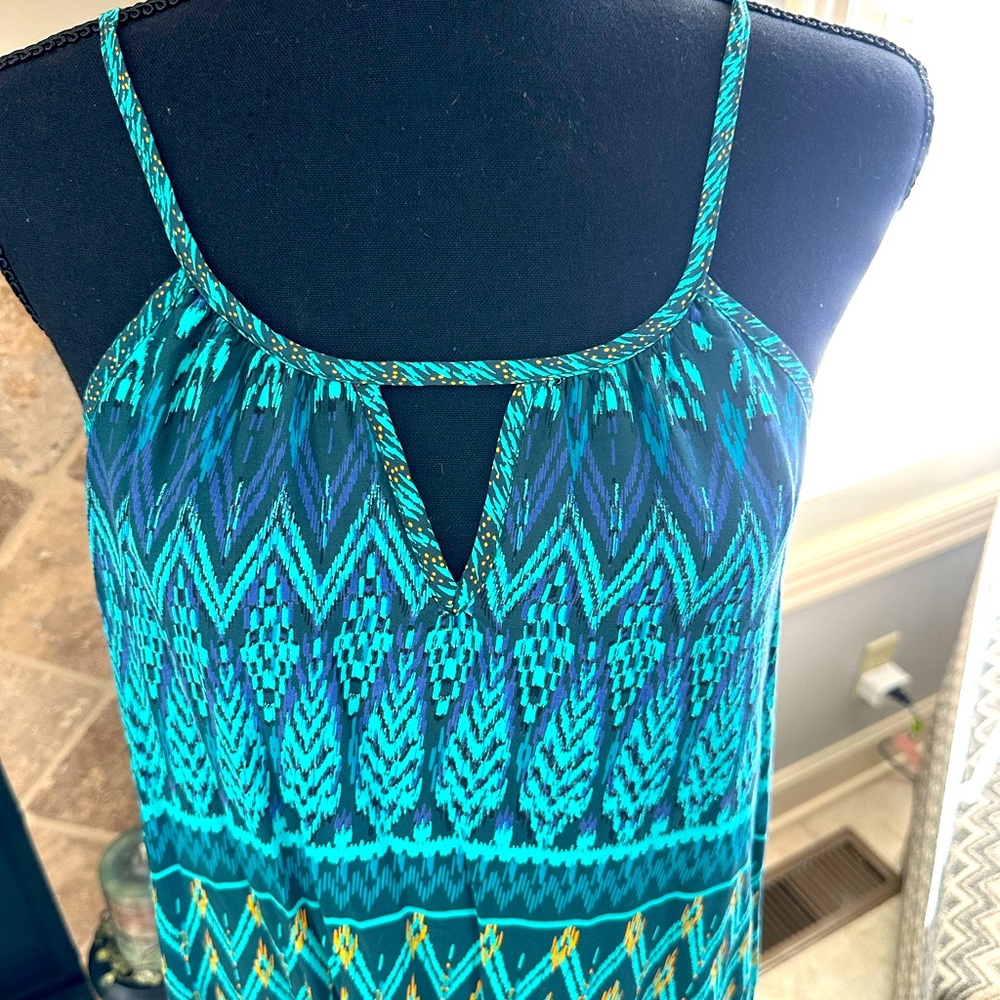 prAna Nari Midi Dress Halter Keyhole Neckline - Picture 4 of 9